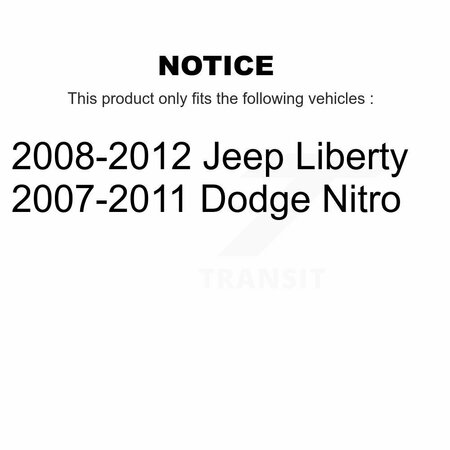 Kugel Front Wheel Bearing Hub Assembly For Jeep Liberty Dodge Nitro 70-513270